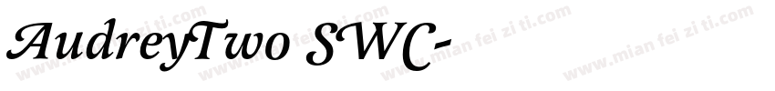 AudreyTwo SWC字体转换